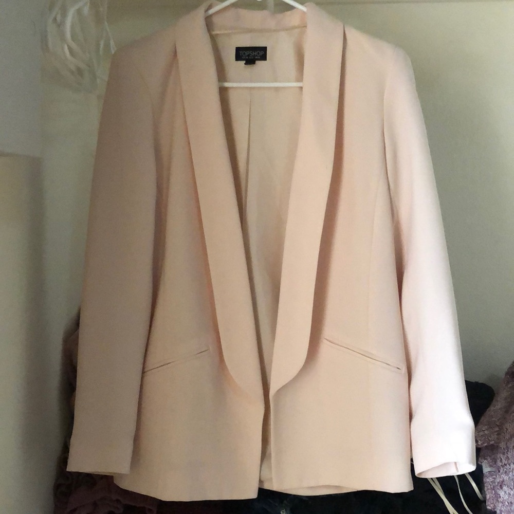 Top shop blush blazer